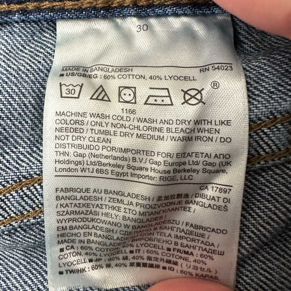 Banana Republic Medium Wash Blue Boyfriend Roby Paint Splatter Jeans Premium 30 - Picture 16 of 16